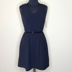 AGB Belted A-Line Dress, Size 2.